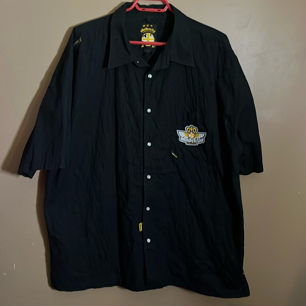 😄100% cotton breast crest short sleeve shirt. B4